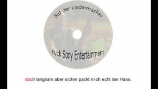 Sid der Liedermacher - Fuck Sony Entertainment [Karaoke]