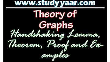 Handshaking Lemma, Theorem, Proof and Examples