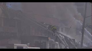 17 Firefighters Injured in 5 Alarm Fire in Queens, NY