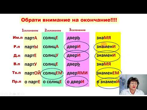 "Разносклоняемые существительные"  7 класс ( для школы с казахским языком обучения