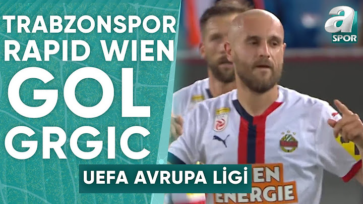 GOL 67 Lukas Grgic / Trabzonspor 0-1 Rapid Wien / UEFA Avrupa Ligi 3. Ön Eleme Turu / 08.08.2024