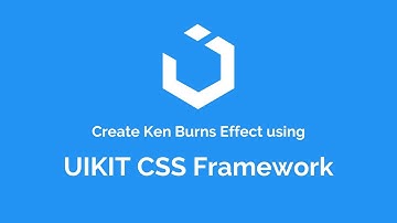How to create ken burns effect using UIkit 3 CSS framework