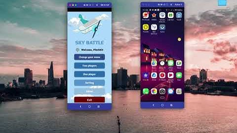 Android Project: P2P GAME SKY BATTLE - FIT HCMUS - MOBILE APP  DEVELOPMENT - Using:Java, Wifidirect