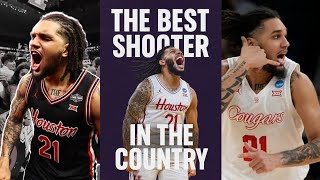 Best Shooter in College Basketball || Houston G Emanuel Sharp |  2025 Season Highlights