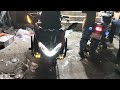 Forza kit &amp; fog lights installation in burgman 