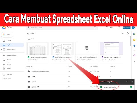 Video: Cara Membuat Daftar Inventaris di Excel (dengan Gambar)