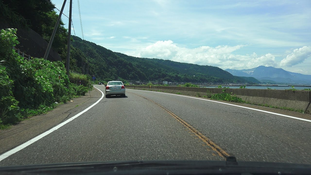 4K　国道8号　下り　等速　その4　新潟県上越市・直江津→糸魚川市・親不知