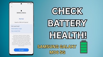 How To Check Battery Health on Samsung Galaxy M06 5G in 2023 | Easy Guide to Monitor Battery life!