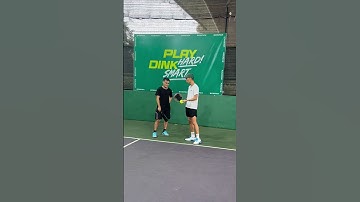 Cách đỡ bóng xoáy cho người mới #pickleball