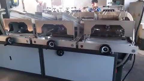 The video of partition assembly machine.