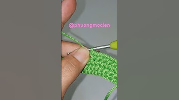 Mũi tăng trong móc len #crochet #crochetcrosai #diy @Daymoclencoban