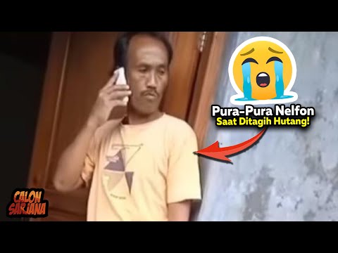 Ngakak.!! Bapak Ini Pura-Pura Menelpon Saat Rentenir Nagih Hutang, Debt Collector Lakukan Ini..