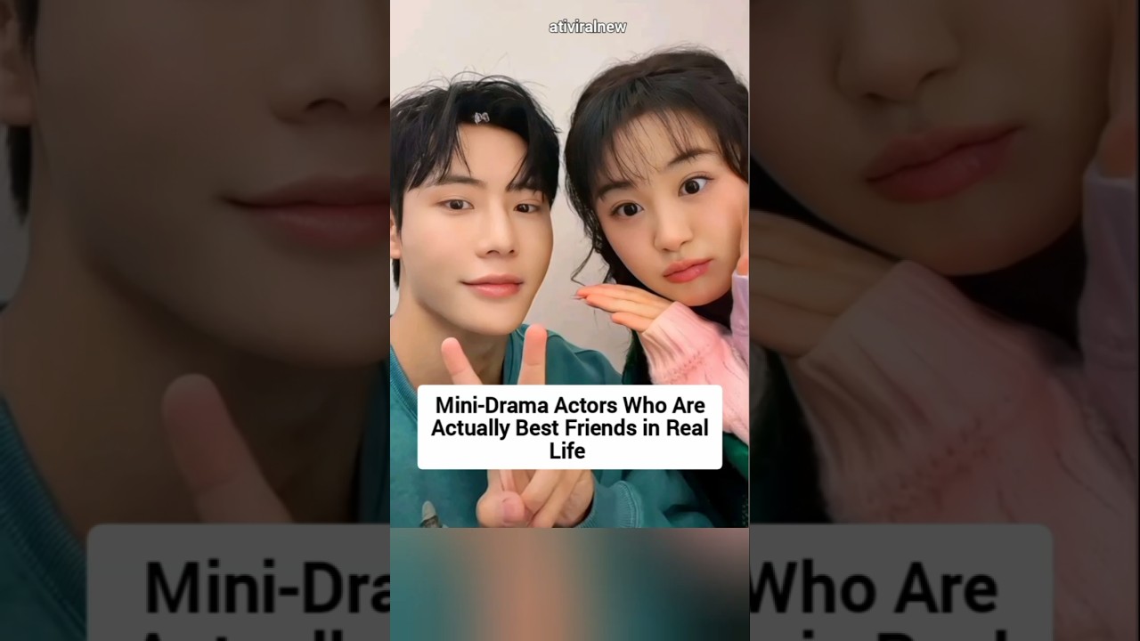 Mini Chinese Drama Actors Who Are Inseparable Off-Screen 