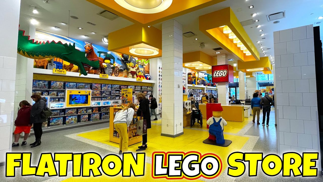 Tour of the Flatiron District LEGO Store NYC 🗽 - YouTube