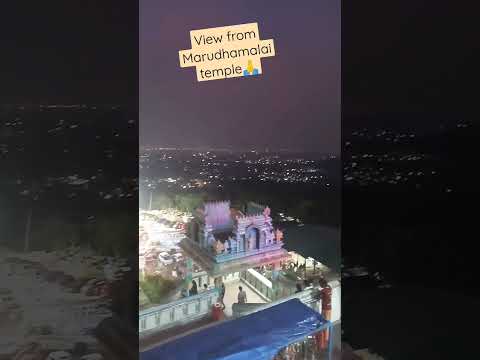 Marudhamalai top view#ytshorts #coimbatore #temple #tamil