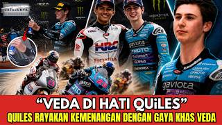 HEBOH‼️ Selebrasi Quiles Mirip Veda Viral, Fans MotoGP Auto Terharu
