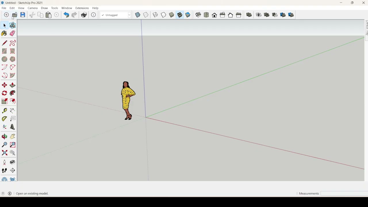 Học Sketchup cơ bản | Bài 1: Thiết Lập Giao Diện Sketchup | Chi Nguyễn