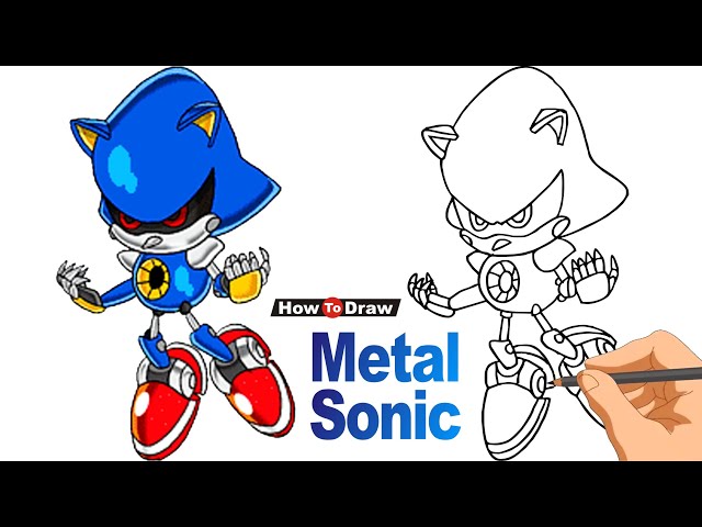 metal sonic (sonic) drawn by iyo_(1eavethebus)