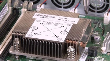 IBM System x3250 M5 Removal - Heat Sink