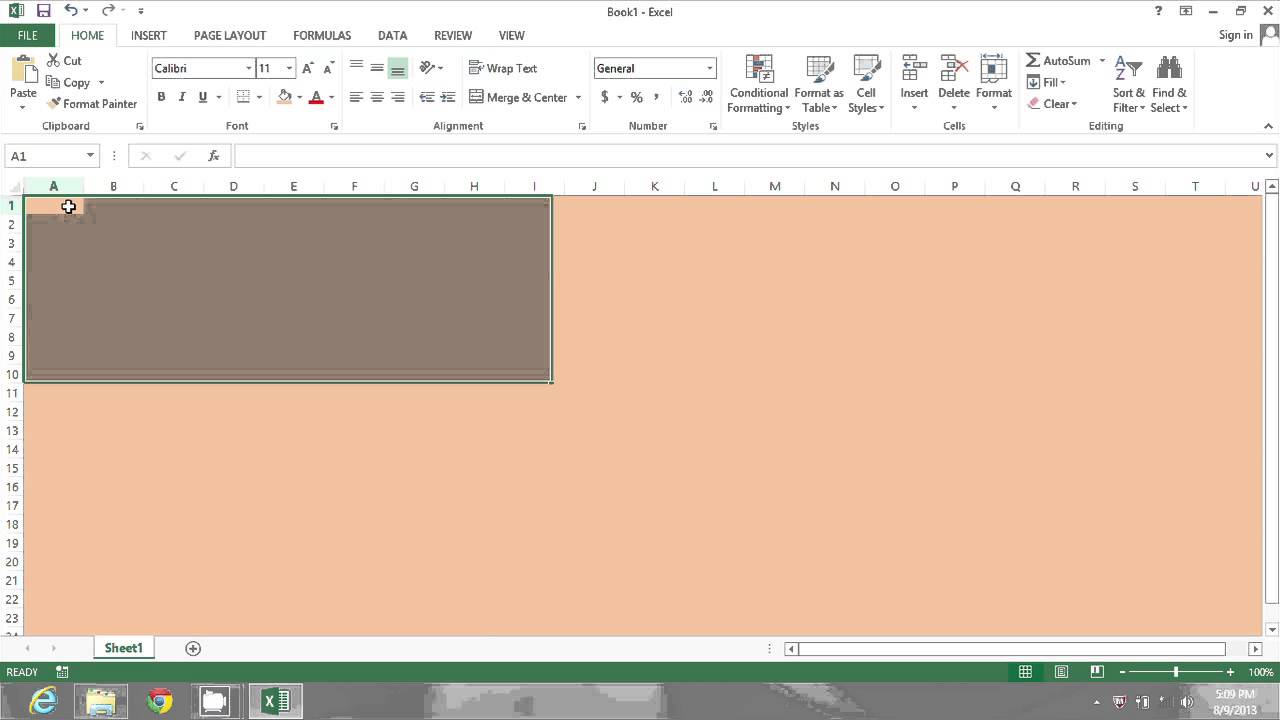 How To Change The Background Color In MS Excel MIcrosoft Excel