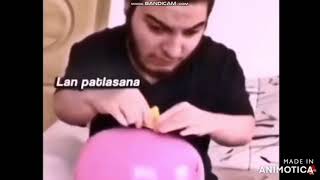 limonla balon patlatan  adam Resimi