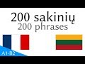 200 sakinių - Prancūzų kalba - Lietuvių kalba