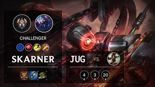 Skarner Jungle vs Nidalee - EUW Challenger Patch 10.20