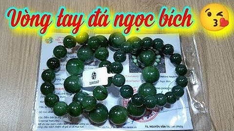 Đá ngọc bích rất đẹp 😍 986k 1.168k 2.268k 1 chiếc vòng tay có giấy kiểm định kèm theo size 12 13 18l