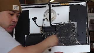 iMac 2012 27インチ 電源ボックス＆基板分解修理やり方方法