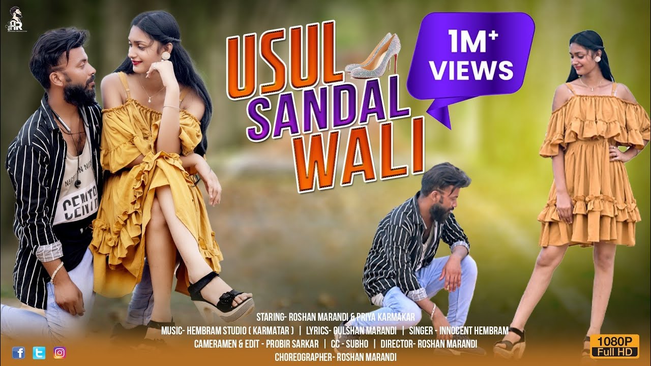 USUL SANDAL WALI  4K FULL VIDEO   NEW SANTALI SONG 2022  ROSHAN MARANDI  PRIYA KARMAKAR