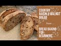 Easy Raisin & Walnut Bread | Bread Baking for Beginners