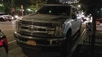 New NYPD Counter Terrorism Pickup UnMarked Truck Parked In Lower Manhattan, New York.