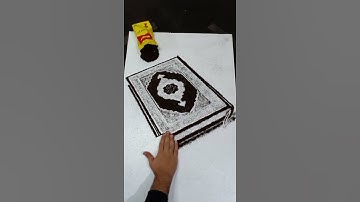 اعظم رسمه رسمتها فى حياتى القرآن الكريم ❤️❤️