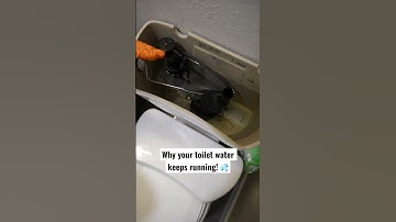 Why your toilet water keeps running! #plumbing #realestate #water #tips