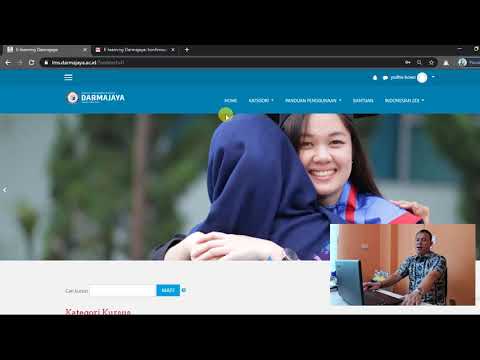 Tutorial Registrasi ke E-Learning Darmajaya untuk Mahasiswa dan Dosen IIB Darmajaya