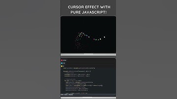 Cursor Effect with Pure JavaScript! 🖱️🎇  #coding #programming #frontend #html#javascript #cursor