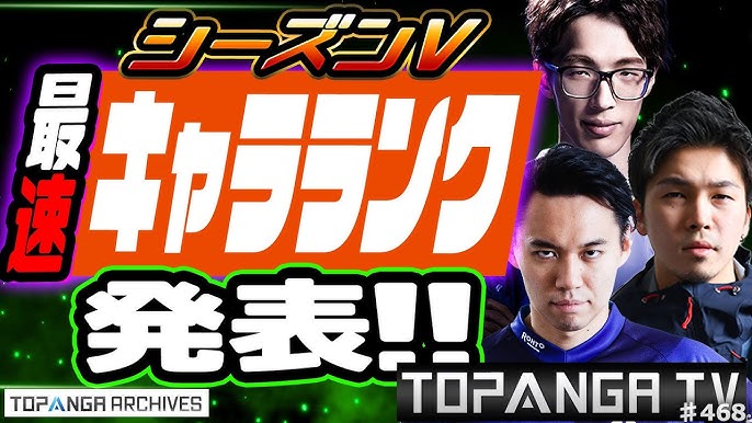 Topanga Tv 468 Topanga最速キャラランクを考えよう Youtube Topanga Tv 468 Topanga最速キャラランクを考えよう Youtube