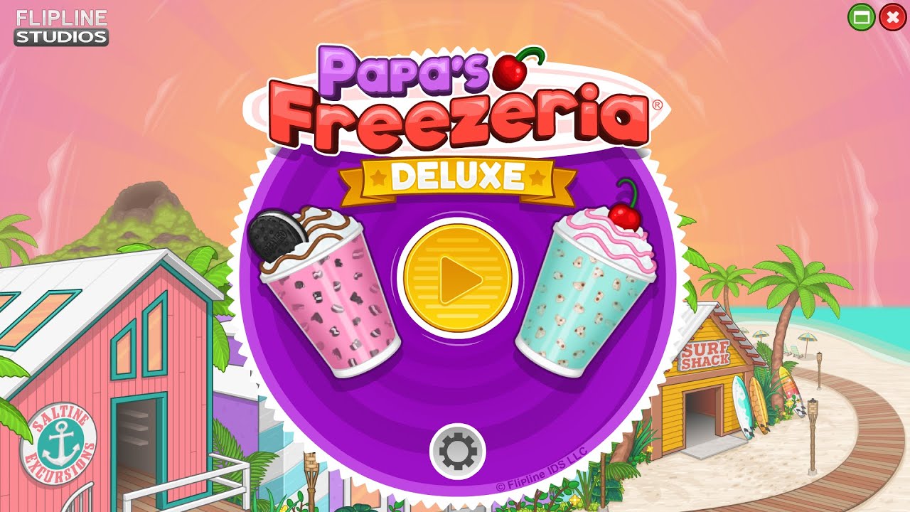 Papa's Freezeria Deluxe - Intro & Tutorial 