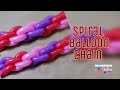 3 pcs. 260Q Spiral balloon chain