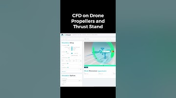 CFD Demo with Drone Propeller and Thrust Stand #cfd #fluiddynamics