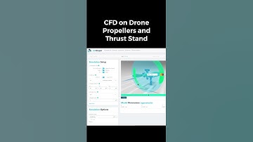 CFD Demo with Drone Propeller and Thrust Stand #cfd #fluiddynamics