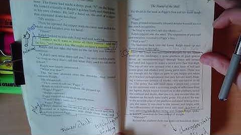 Lord of the Flies - Chapter 1 (Guided Annotation) Key quotes - The Sound of the Shell