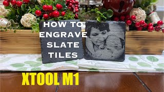 How To Engrave Images On Slate Tiles #laserengraving #laser #xtool #craft #howtomake #howto #crafts