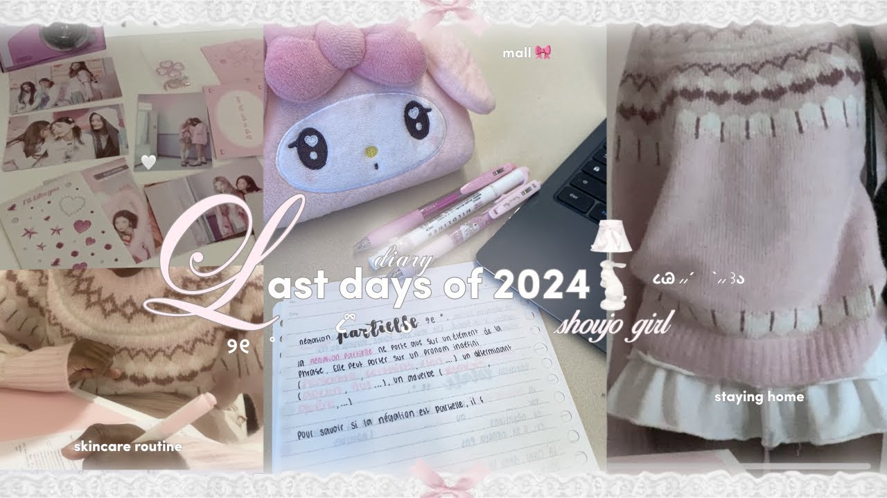 LAST DAYS of 2024 🎀 ㅤ(⸝⸝ᴗ﹏ᴗ⸝⸝) ᶻ 𝗓 𐰁  : staying at home, mall shopping, haul, illit album,…