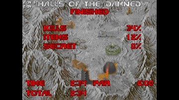 Beating the Doom 1 Par Times on Hurt Me Plenty: E2M6 (Halls of the Damned)