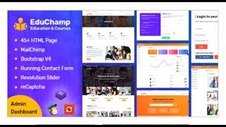 EduChamp - Education HTML Template + Admin Panel | Themeforest Templates