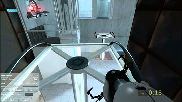Portal 1: Chamber 15 - Speedrun - 19 Seconds