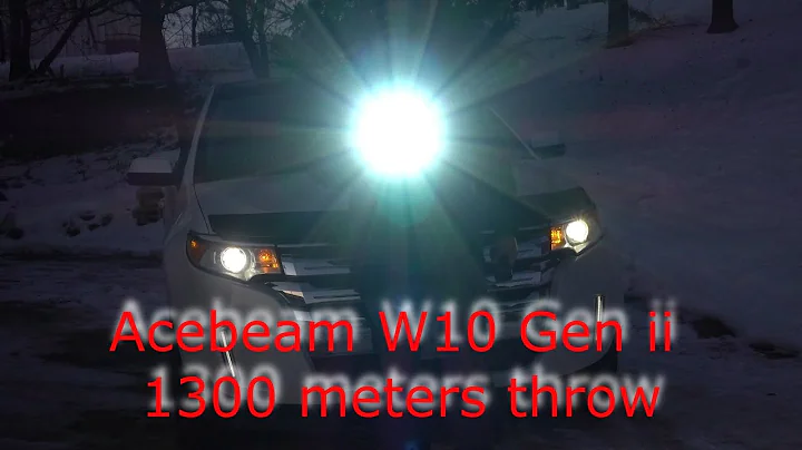 Acebeam W10 Gen ii Unreal Bright flashlight