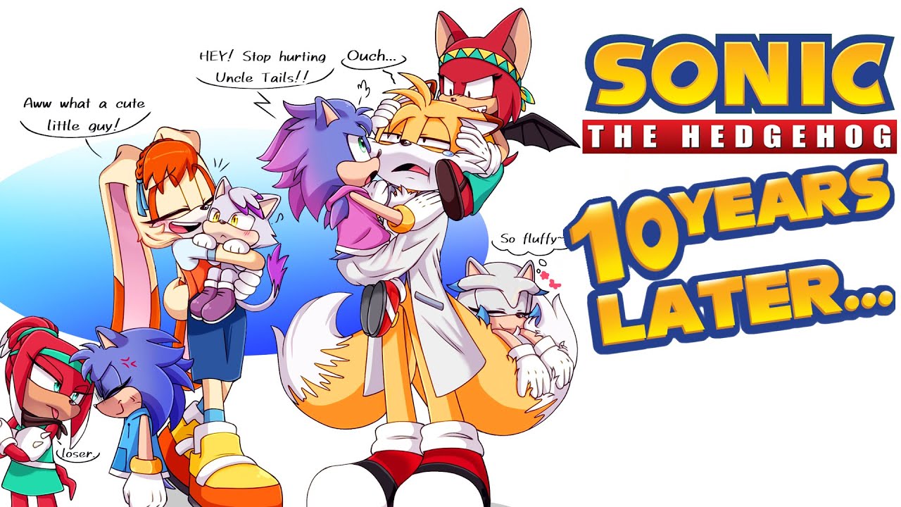 Няня - Соник 10 лет спустя, комикс, даб-компиляция