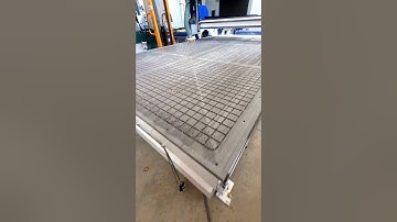 Milling vacuum table on ATS-3020 CNC router | #cnc #cncrouter #vacuum #machinery